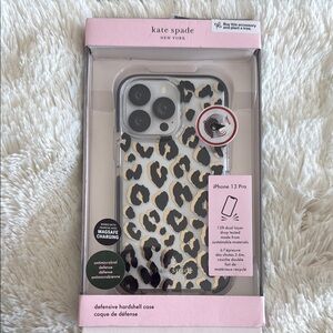 Kate Spade Leopard Print iPhone 13 Pro Case